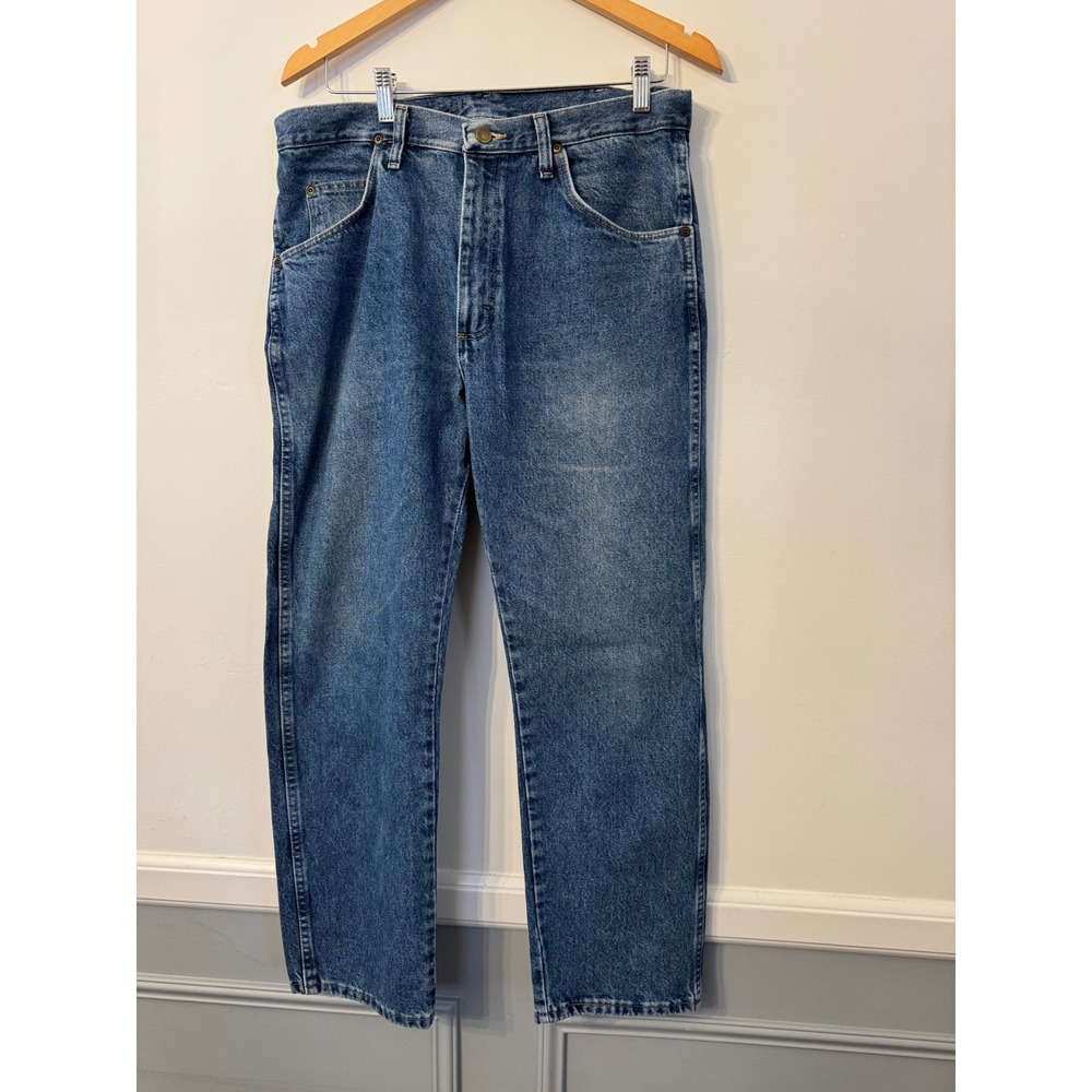 Wrangler Five‎ Star Premium Denim Regular Fit Jeans Blue 96501DS Mens 34x29